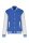 Uniszex vastag patentos pulóver, Kariban KA497, Light Royal Blue/White-XL