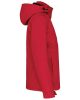Női levehető kapucnis bélelt kabát, Kariban KA6108, Red-L
