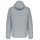 Férfi meleg és ultrakönnyű kapucnis bélelt kabát , Kariban KA6110, Marl Silver-4XL