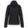 Női kapucnis bélelt meleg és ultrakönnyű kabát , Kariban KA6111, Black-M