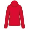 Női kapucnis bélelt meleg és ultrakönnyű kabát , Kariban KA6111, Red-XS