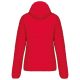 Női kapucnis bélelt meleg és ultrakönnyű kabát , Kariban KA6111, Red-XS