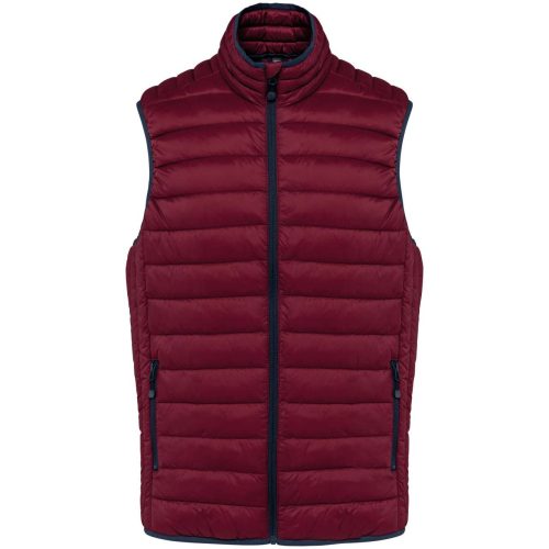 Férfi mellény ultrakönnyű, Kariban KA6113, Wine-3XL