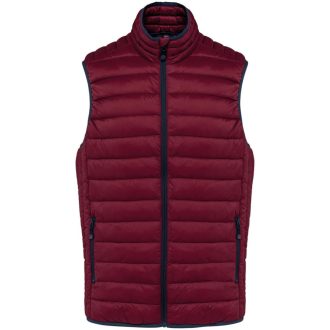 Férfi mellény ultrakönnyű, Kariban KA6113, Wine-S