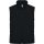 Uniszex  unisex mellény polár béléssel, Kariban KA6118, Black-2XL