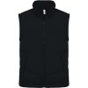 Uniszex  unisex mellény polár béléssel, Kariban KA6118, Black-3XL