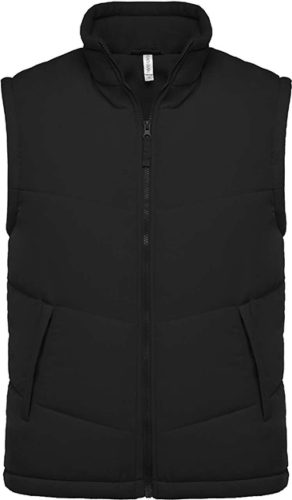 Uniszex  unisex mellény polár béléssel, Kariban KA6118, Dark Grey-XL