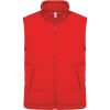 Uniszex  unisex mellény polár béléssel, Kariban KA6118, Red-3XL