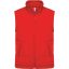 Uniszex  unisex mellény polár béléssel, Kariban KA6118, Red-3XL