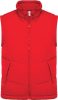 Uniszex  unisex mellény polár béléssel, Kariban KA6118, Red-4XL