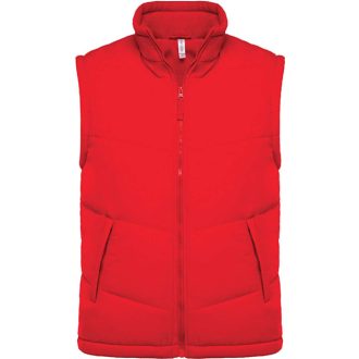  Uniszex  unisex mellény polár béléssel, Kariban KA6118, Red-XS