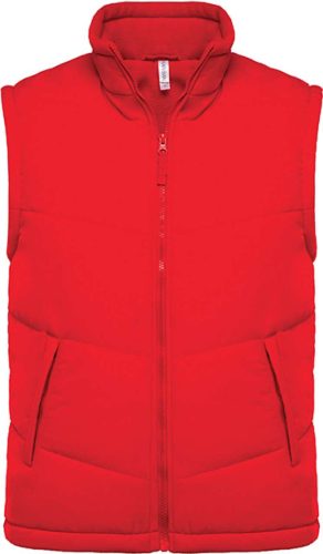 Uniszex  unisex mellény polár béléssel, Kariban KA6118, Red-XS