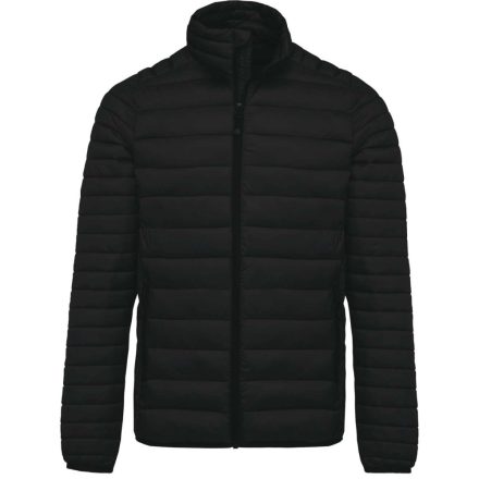 Férfi bélelt meleg és ultrakönnyű kabát , Kariban KA6120, Black-4XL