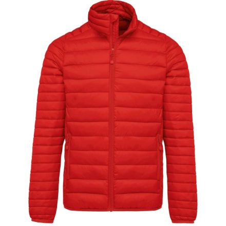 Férfi bélelt meleg és ultrakönnyű kabát , Kariban KA6120, Red-S