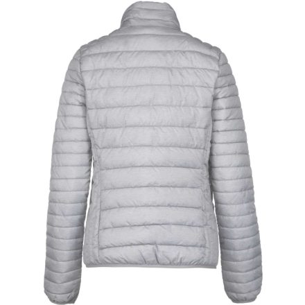 Női bélelt meleg és ultrakönnyű kabát , Kariban KA6121, Marl Silver-XS