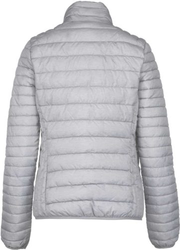 Női bélelt meleg és ultrakönnyű kabát , Kariban KA6121, Marl Silver-XS