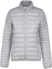 Női bélelt meleg és ultrakönnyű kabát , Kariban KA6121, Marl Silver-XS