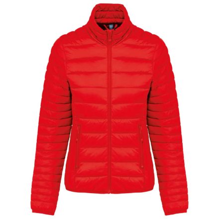 Női bélelt meleg és ultrakönnyű kabát , Kariban KA6121, Red-XS