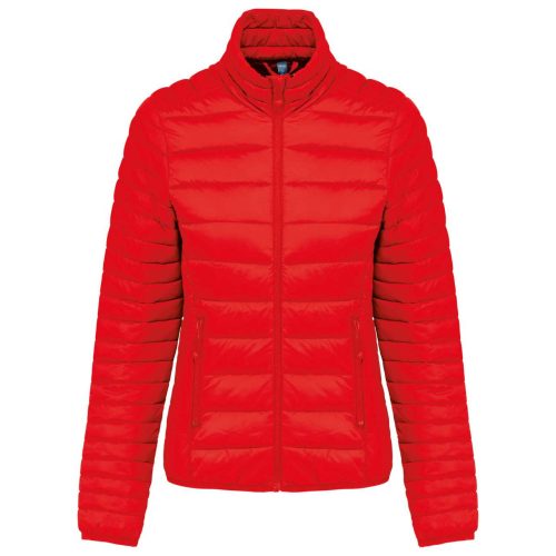 Női bélelt meleg és ultrakönnyű kabát , Kariban KA6121, Red-XS