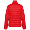 Női bélelt meleg és ultrakönnyű kabát , Kariban KA6121, Red-XS