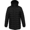 Férfi kapucnis steppelt kabát, Kariban KA6128, Black-L