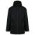 Uniszex kapucnis kabát, mikropolár béléssel, Kariban KA6153, Black-S