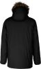 Férfi téli kapucnis bélelt kabát, Kariban KA621, Black-M