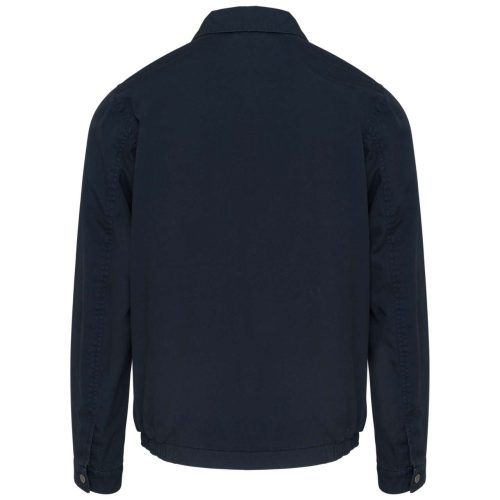 Férfi kockás bélésű férfi dzseki, Kariban KA623, Navy-XL
