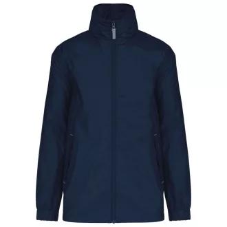   Uniszex rejtett kapucnis széldzseki hálós béléssel, Kariban KA632, Navy-2XL