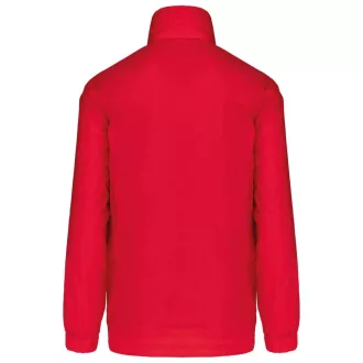   Uniszex rejtett kapucnis széldzseki hálós béléssel, Kariban KA632, Red-2XL