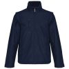 Uniszex levehető ujjú bélelt kabát, Kariban KA639, Navy/Grey-M
