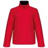 Uniszex levehető ujjú bélelt kabát, Kariban KA639, Red/Black-3XL