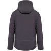 Férfi kapucnis, bélelt softshell kabát, Kariban KA650, Titanium-XL
