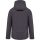 Férfi kapucnis, bélelt softshell kabát, Kariban KA650, Titanium-XL