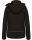 Női kapucnis, bélelt softshell kabát, Kariban KA651, Black-2XL
