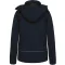 Női kapucnis, bélelt softshell kabát, Kariban KA651, Navy-L