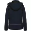 Női kapucnis, bélelt softshell kabát, Kariban KA651, Navy-XL