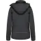 Női kapucnis, bélelt softshell kabát, Kariban KA651, Titanium-XS