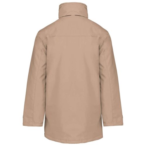 Uniszex kapucnis kabát steppelt béléssel, Kariban KA677, Beige-M