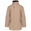Uniszex kapucnis kabát steppelt béléssel, Kariban KA677, Beige-M
