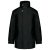 Uniszex kapucnis kabát steppelt béléssel, Kariban KA677, Black-2XL