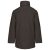 Uniszex kapucnis kabát steppelt béléssel, Kariban KA677, Dark Grey-2XL