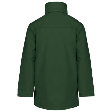 Uniszex kapucnis kabát steppelt béléssel, Kariban KA677, Forest Green-2XL