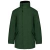 Uniszex kapucnis kabát steppelt béléssel, Kariban KA677, Forest Green-XL