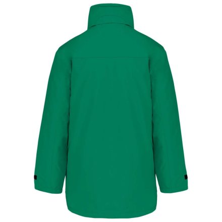 Uniszex kapucnis kabát steppelt béléssel, Kariban KA677, Kelly Green-2XL