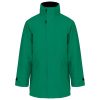 Uniszex kapucnis kabát steppelt béléssel, Kariban KA677, Kelly Green-2XL