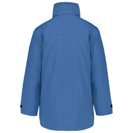Uniszex kapucnis kabát steppelt béléssel, Kariban KA677, Light Royal Blue-M