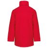 Uniszex kapucnis kabát steppelt béléssel, Kariban KA677, Red-2XL