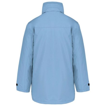 Uniszex kapucnis kabát steppelt béléssel, Kariban KA677, Sky Blue-L