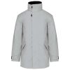 Uniszex kapucnis kabát steppelt béléssel, Kariban KA677, Snow Grey-4XL